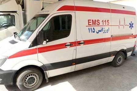 آسیب دیدگی 20 نفر بر اثر حادثه واژگونی اتوبوس مسافربری ایلام - مشهد