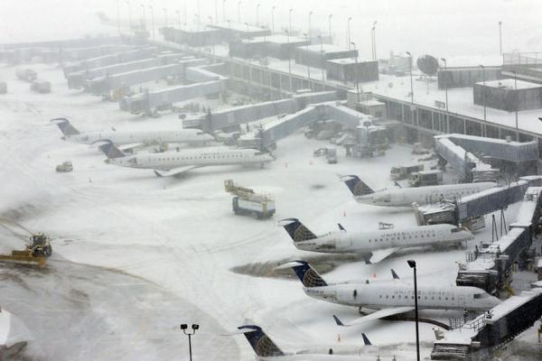 لغو پروازها در آمریکا به علت طوفان شدید