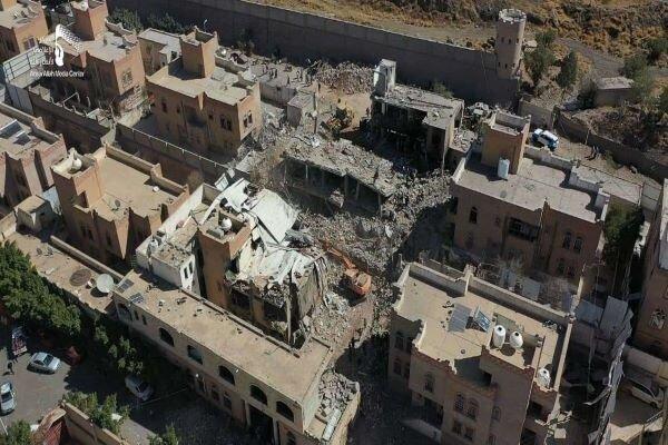 جنگنده های ائتلاف سعودی یک منطقه پرجمعیت در شمال صنعاء را بمباران کردند