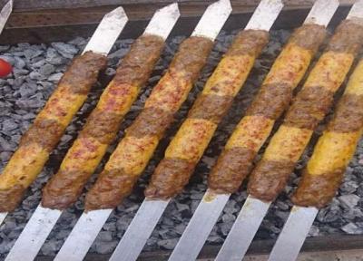 طرز تهیه کباب کوبیده دو رنگ ایرانی
